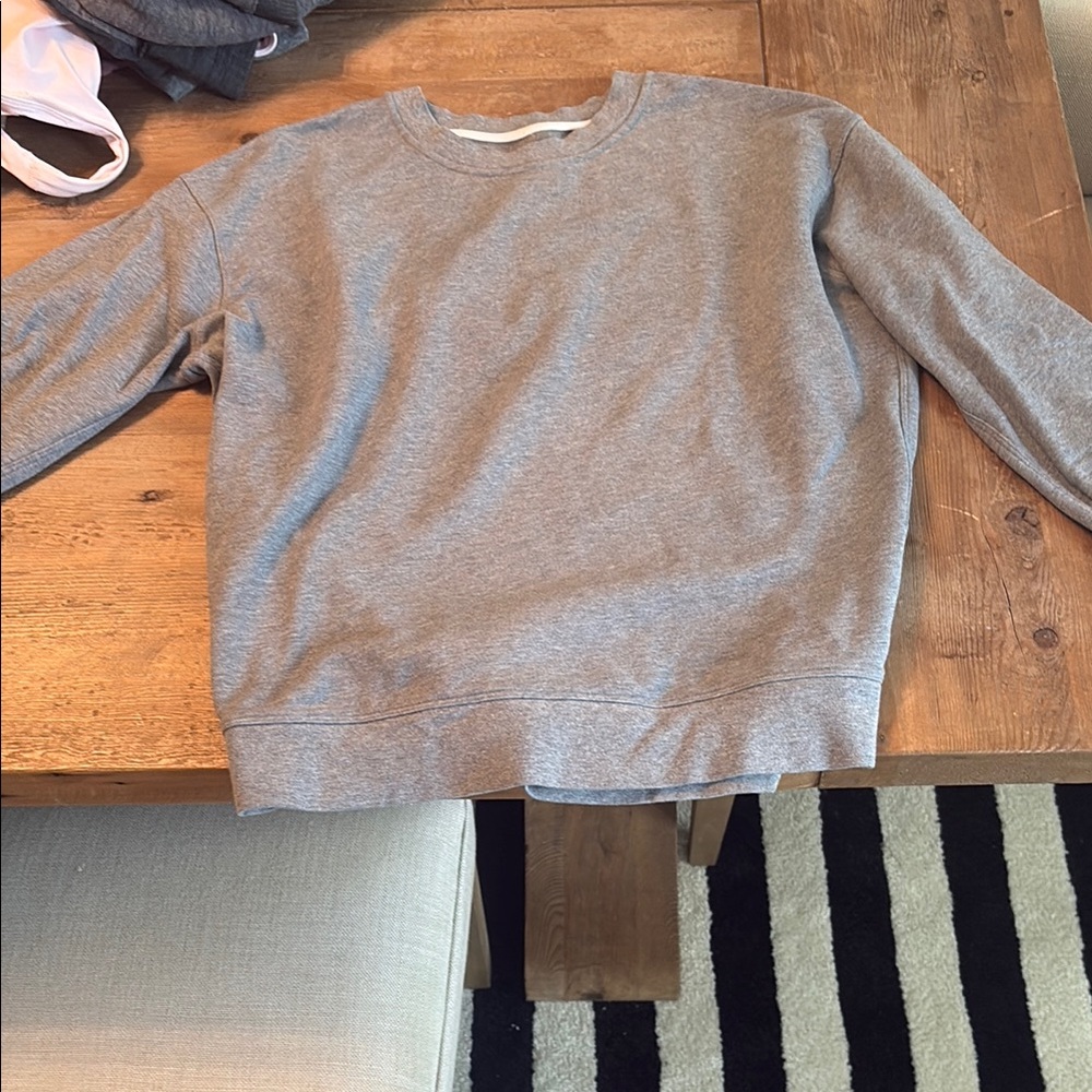 Gray Crewneck Sweatshirt